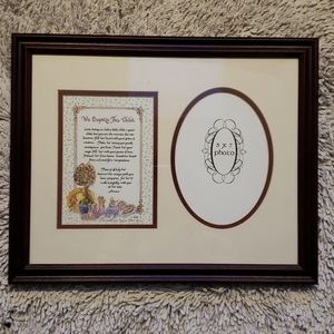 Frame for baptism photo